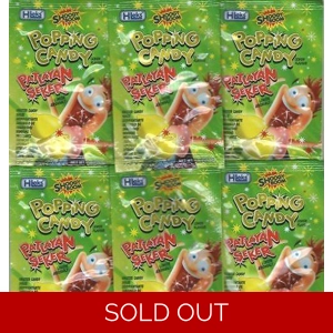 Hleks Lemon Flavoured Popping Candy Sweets